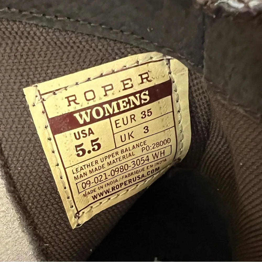 Roper liberty cowboy boots Women’s 5.5 NEW in box - Picture 2 of 7